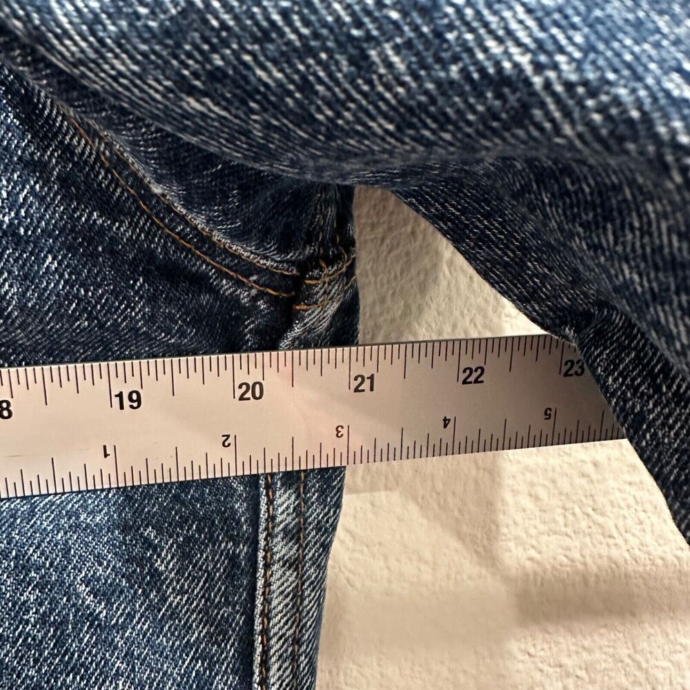 Vintage 80's Levi's 527 Trucker Sherpa Lined Denim Jacket Size Small Made In USA - Picture 12 of 13